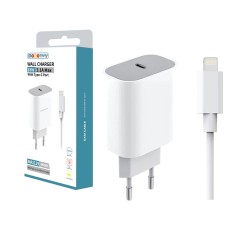 Modorwy PD Wall Charger MA1119 con Type-C to Lightning Cable 5V 3.1A White Modorwy PD Wall Charger MA1119 con Type-C to Lightning Cable 5V 3.1A White